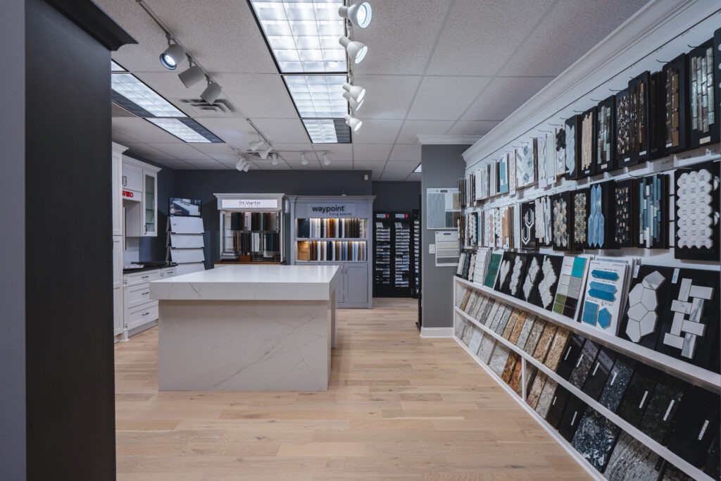 City Kitchen & Bath showroom selection area