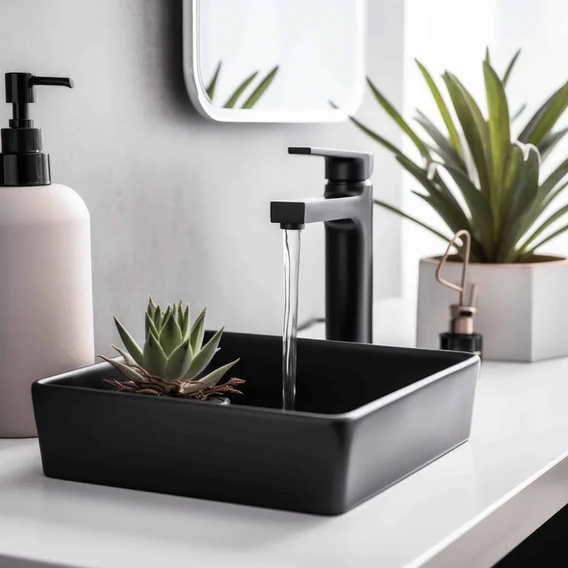 Black Bathroom Sink: Bold and Beautiful