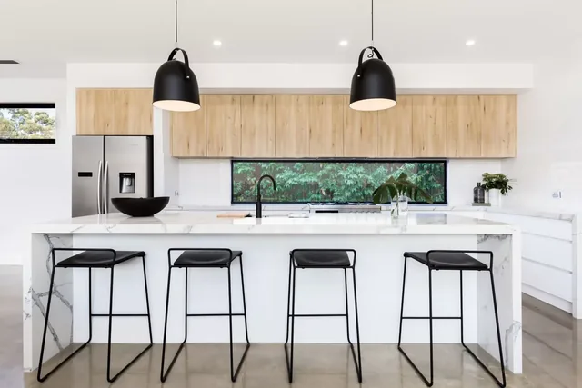 Waterfall Kitchen Island: A Statement Piece for Your Modern Home