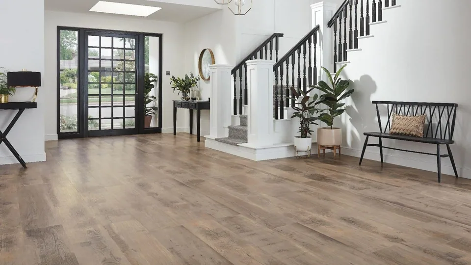 Full house remodeling service showcase with cohesive interior finishes