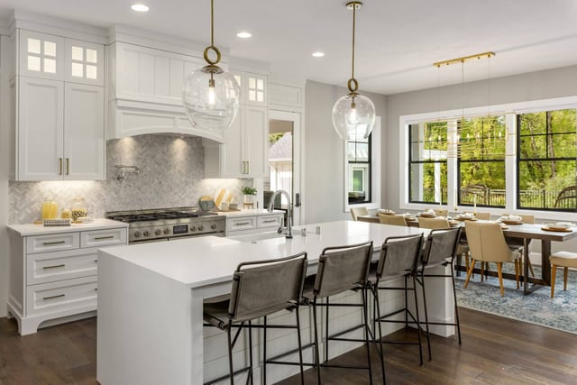 Finished kitchen that reflects coordinated selections and planning
